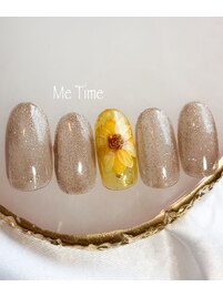 ひまわりネイル
