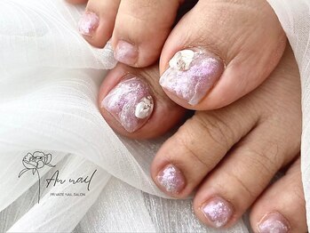 アンネイル(An nail)/【ネイルデザイン】フットネイル