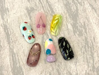 ネイルサロンハマチ(Hamachi)の写真/サロンの魅力"華やかネイル"お得な価格で特別な1日を演出【MYキャンぺ-ン¥5500～】フォトギャラリ-もcheck!