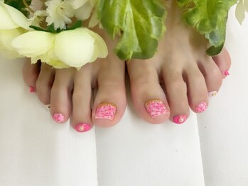 プルミエ ネイル(Premier Nail)/ピンクツイード★キュート