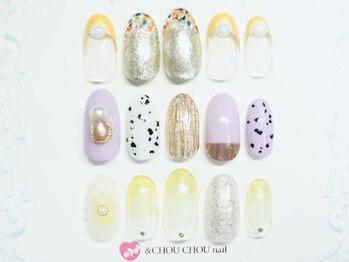 アンドシュシュネイル(&CHOU CHOU nail)/定額￥７９８０