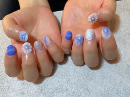 ニュアンス　リボンネイル