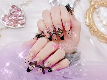 ワンホンネイル 新宿(Rumi Nail)/長さだし/ちゅるちゅる/定額制