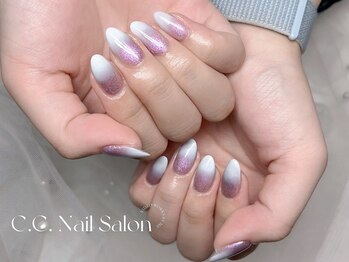 シーシーネイルサロン 池袋(C.C.Nail salon)/マグネット+カラグラ