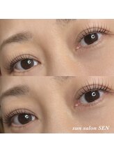 サンサロンセン(sun salon SEN)/マイラミネーションで美まつ毛◎
