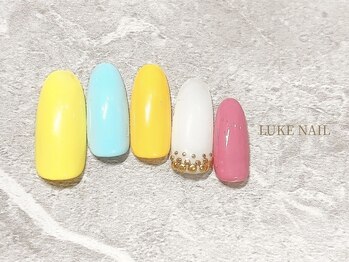 パラジェル・フィルイン導入店　LUKE NAIL Ginza【ルークネイルギンザ】/シンプルアートコース
