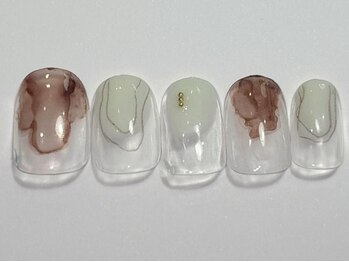 ネイルメゾン 渋谷店(NAIL MAISON)/ニュアンス色鉛筆インク￥5500