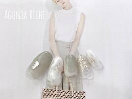 【ニュアンスネイル】