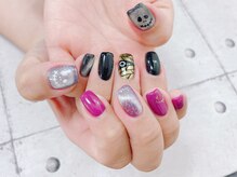 ネイル ビューティーマジック 葛西本店/マグネットハロウィンネイル