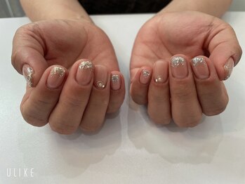 選べる定額ネイル　ラメグラ