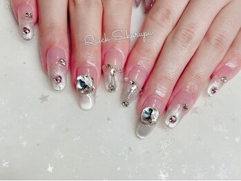 グラデーションマグネットネイル