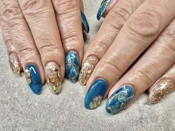 ネイルサロンファストネイルプラス 新宿店(FAST NAIL PLUS)/2026春ネイル【天然石ネイル】