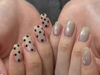 サトリネイルルーム(Satoril..nail room)/dot アシメ♪
