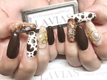 プロフェッショナル ネイルサロン ラヴィアス(LAVIAS)/【スカルプ】10本アートし放題