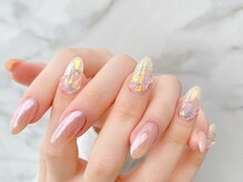 ジョアアンジェ 心斎橋店(joie ange)/オーロラ　うねうね　夏ネイル