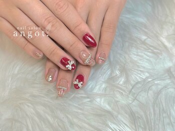 アンガット(angot.)/ハーフツイードアクセサリー