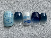 カラ ネイル 中津店(calla nail)/落書きネコ