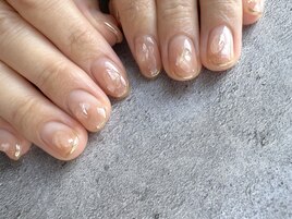ちゅるんニュアンスネイル♪
