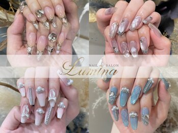 ルミナ 高崎店(Lumina)の写真/イベント映え!マグネット/ニュアンス/フレンチ/スカルプが大好評!パ-ツを使って上品に仕上げるのもお勧め♪
