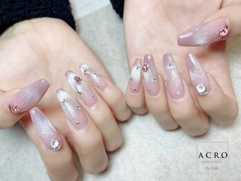 アクロネイル アンド アイ(ACRO NAIL&EYE)/マグネットグラデーションネイル
