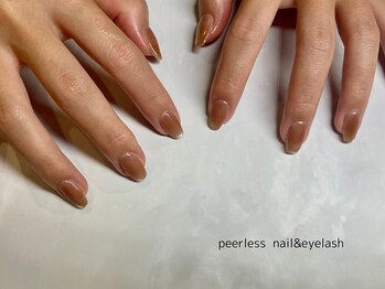 ピアレス(Peerless)の写真/色で遊ぶ上品ワンカラー◎シンプルだからこそ引き立つ美しい指先へ♪【両国駅近・初回オフ無料】