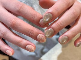 チェック マグネットネイル