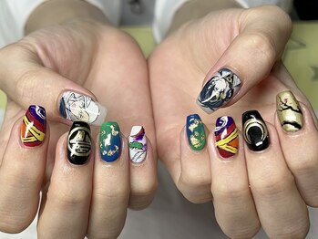 刀剣乱舞ネイル 痛ネイル