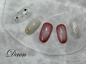 ネイルサロン ダオン(DAON)の写真/わかりやすい定額制メニューで料金を気にせずにネイルが楽しめる♪+550円でパラジェルへの変更も可能★