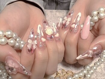 モアネイル 新宿/ワンホンネイル/持ち込み/新宿