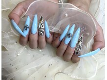 ローラネイル(Roller nail)/スカルプストーン乗せ放題¥16500