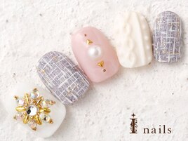 ツイードニットネイル　11500円