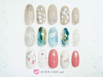アンドシュシュネイル(&CHOU CHOU nail)/定額￥８９８０