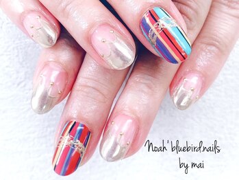ノアブルーバードネイルズ(Noah' bluebird .nails)/推しネイル♪