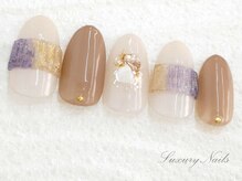 ラグジュアリーネイルズ オオミヤ(Luxury Nails Omiya)/シンプル*ぷっくりネイル
