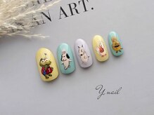 ワイネイル(Y.nail)/「バムとケロ」ネイルデザイン