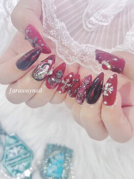 ファラウェイネイル(Faraway nail)/地雷ネイル/グルーミーネイル