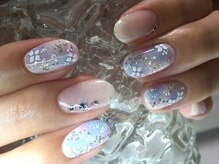 ネイル サロン コービーズ(nail salon COBES)/紫陽花ネイル