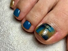 オーラリー ネイル アート メゾン(ORRERY nail art maison)/フット / タイダイ