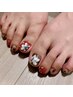《NAILフット》フリーデザイン180分★プチマッサージ付