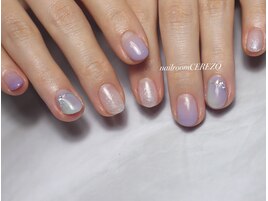 紫陽花ネイル