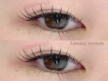 ルミナアイラッシュ(Lumina eyelash)/フラットラッシュ120本★Cカール