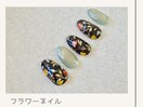 フラワーアートネイル