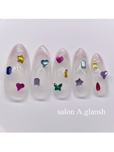 サロン アグランシュ(salon A.glansh)/ストーンつけ放題☆
