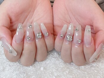 レアネイル 新宿(le'a nail)/乳白ネイル