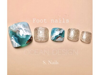 S. Nails【フィルイン/長さだし/マグネット/ニュアンス/フット/ハンドケア】の写真