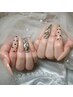 Nail☆【オフ無料】チップ長さだしアート4本やり放題 13,000円
