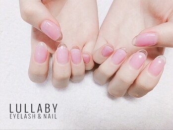 ララバイ 銀座並木通り店(LULLABY)/クリアフレンチネイル14990円