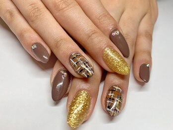 ツイードネイル☆