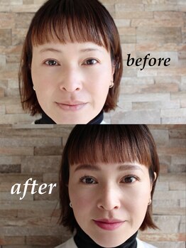 カーム(calm)/まつげと眉毛のフルメイク♪