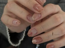 アイネイルズ 吉祥寺店(I nails)/シアーピンク透明感ネイル